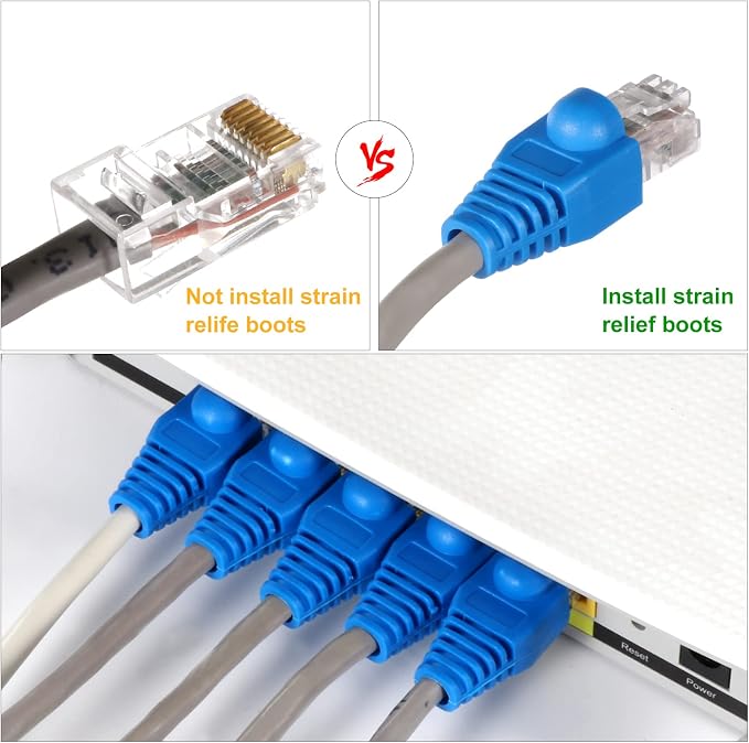 RJ45 Crimp Tool Kit for Cat5 Cat5e Cat6 Modular Plugs Connectors, 8P/RJ-45 - Image 7