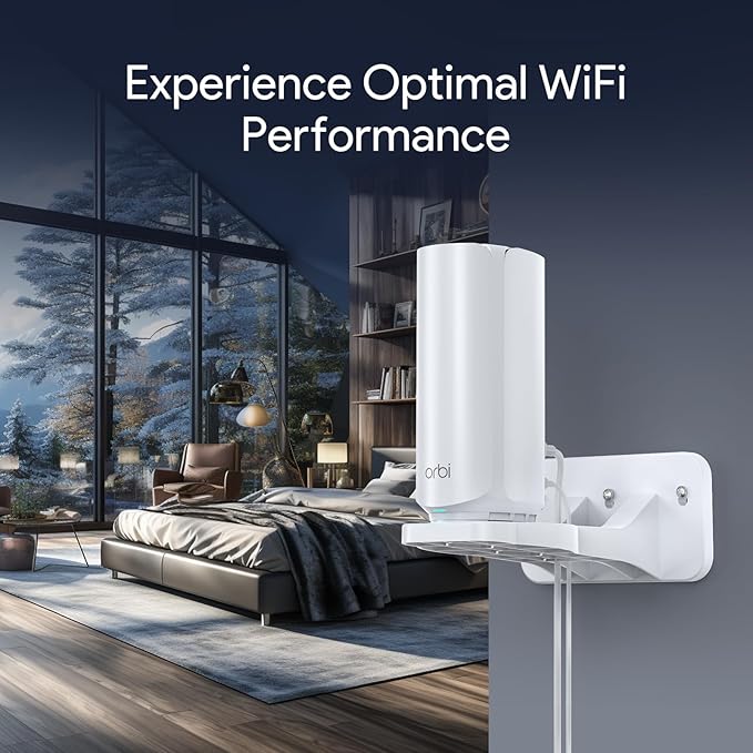 XLTTYWL Orbi WiFi 7 Wall Mount Kit, Orbit 7 Mount Bracket Optimize Space - Image 4