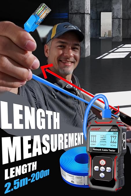 NF-8209S Network Cable Tester, RJ45 Ethernet Tester - Image 6
