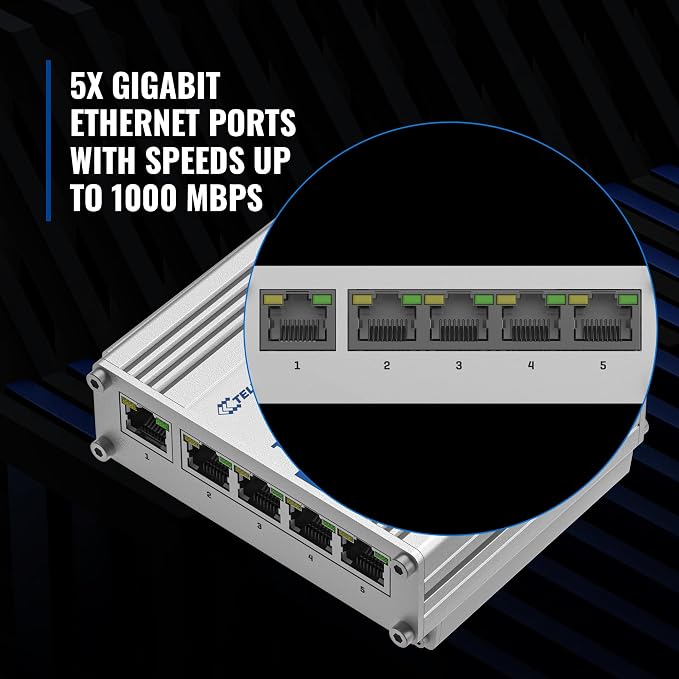 Teltonika Switch TSW110 L2 Unmanaged Ethernet Switch - Image 4
