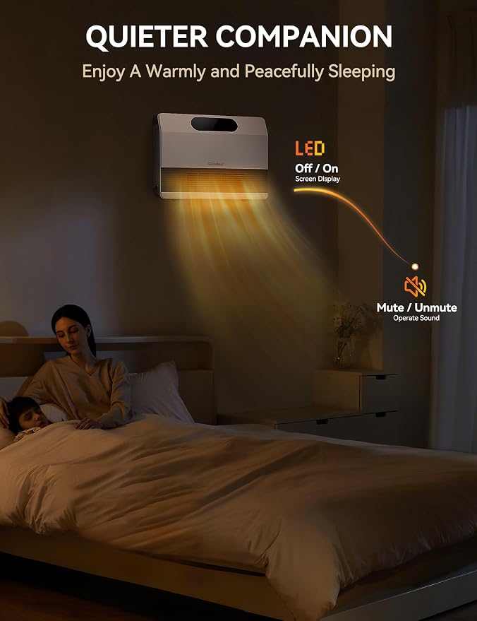 GiveBest Electric Wall Heater, Space Heaters - Image 6