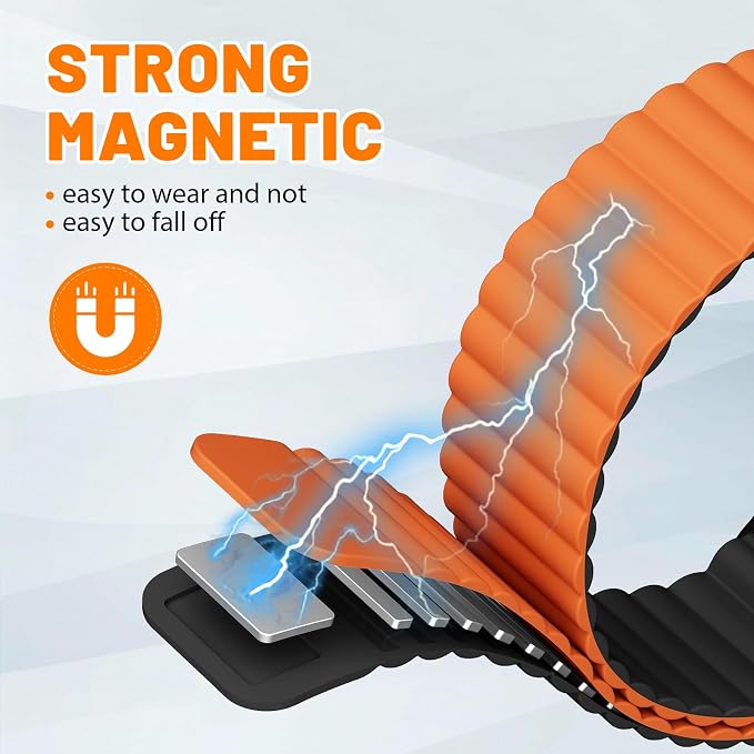 Magnetic Sport Bands for Apple Watch Band 40mm 38mm 41mm 42mm 44mm 45mm 46mm - Image 2