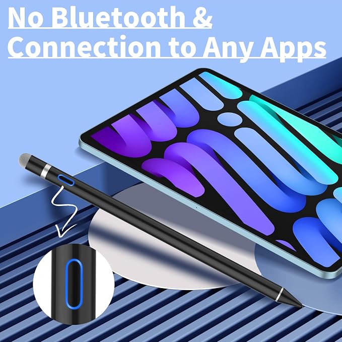 Stylus Digital Pen for Touch Screens, Active Pencil Fine Point Compatible - Image 3
