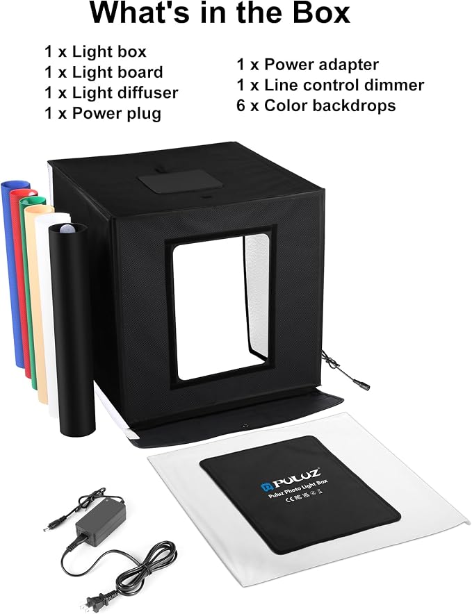 PULUZ Portable Light Box, Upgraded Lightbox - Image 8