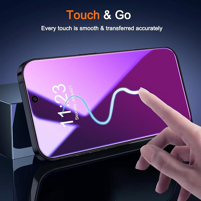 Milomdoi 3 Pack Gradient Colorful Privacy Screen Protector - Image 6