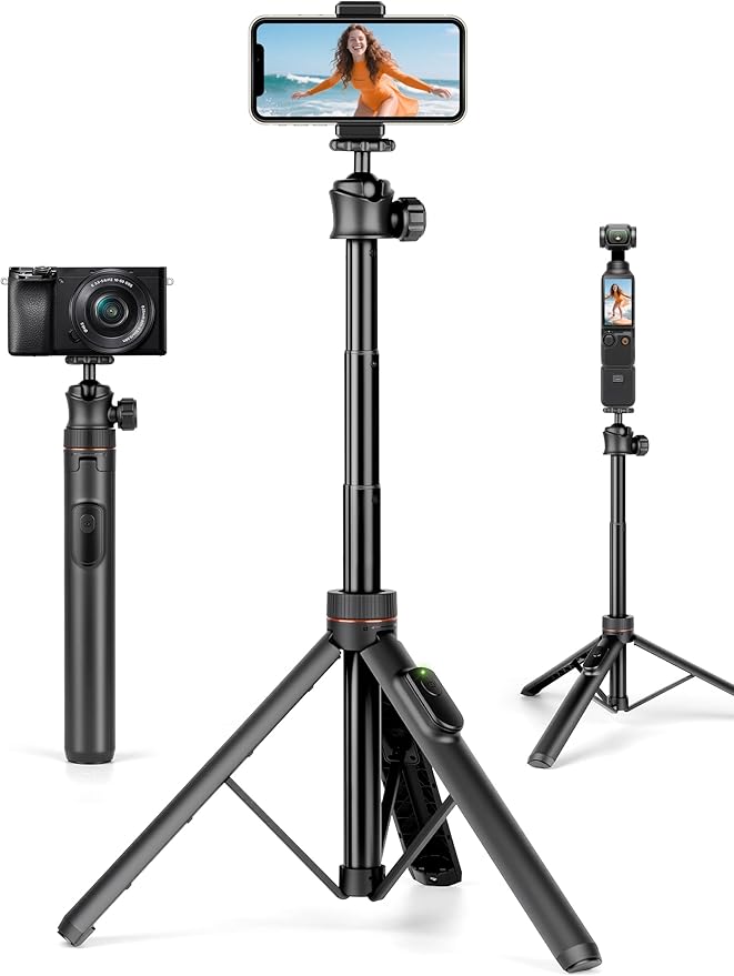 JOILCAN Tripod for iPhone & Camera, Extendable Portable Phone Tripod Stand for by JOILCAN