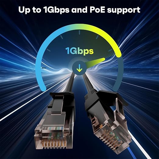 Cat6 Ethernet Cable 6 FT, Snagless Short Cat 6 Patch Cord, RJ45 Pure Copper - Image 2