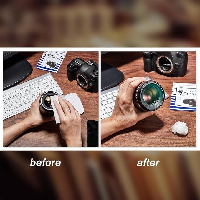 Outus 1000 Pcs Lens Cleaning Paper Tissue and 2 Double Sided Cleaning - Image 6