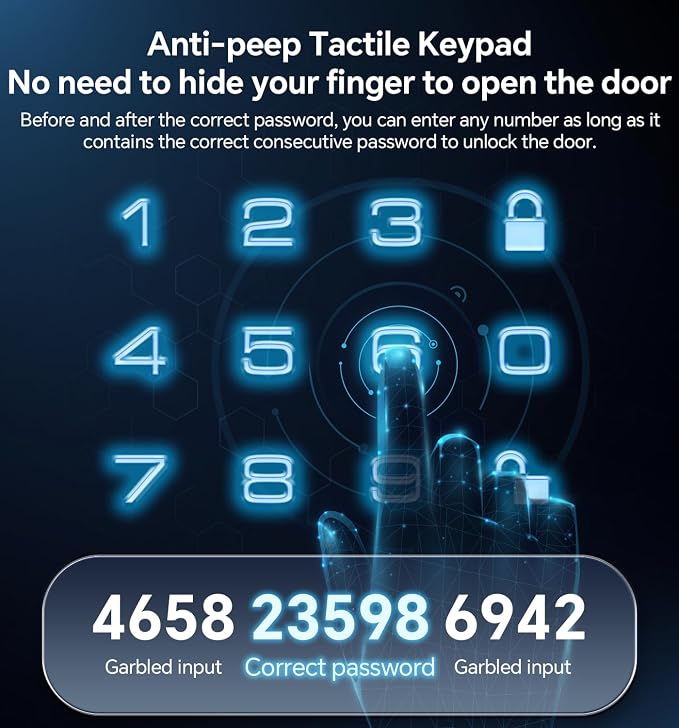 Ulecoce Keyless Entry Keypad Deadbolt - Image 4