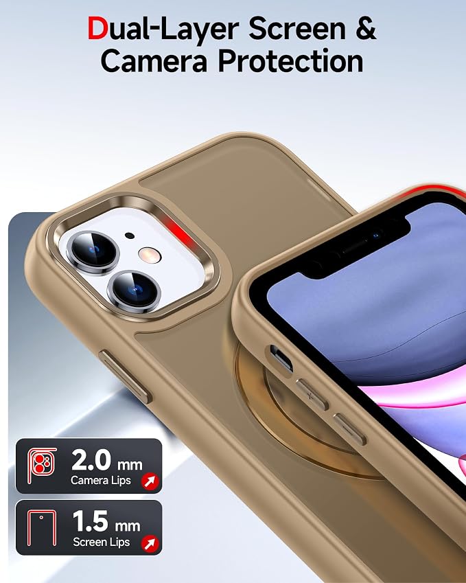 LeYi for iPhone-11 Case Gold, - Image 5