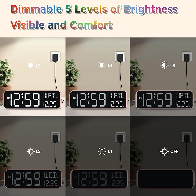 Peakeep Kids Digital Alarm Clock - Image 4