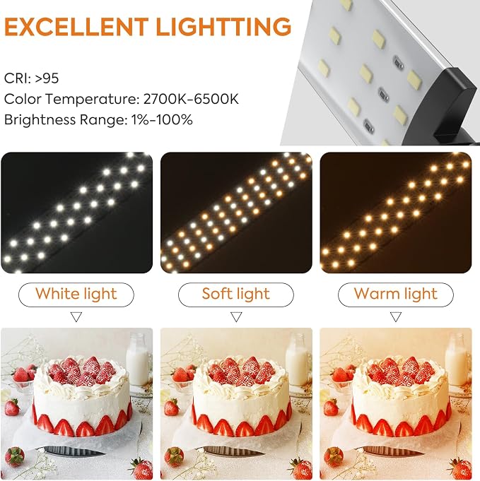 Bi-Color LED Photo Light Box 47x20x55in, Dimmable LEDs Product Photography - Image 2
