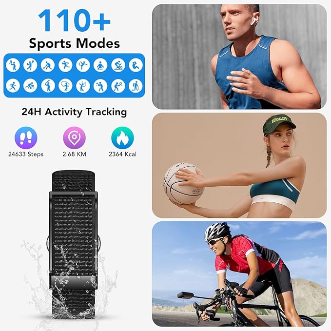 Health Activity Fitness Trackers, 2025 Wearable Smart Bracelet, 120+ Sport - Image 6