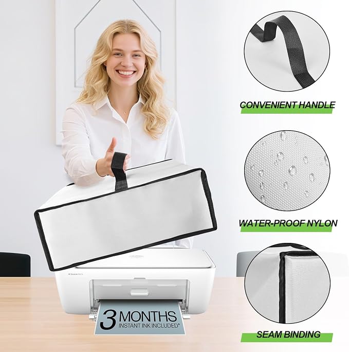 Dust Cover for HP Printer, Waterproof Anti-Static Dustproof Thick Printer Cover - Image 3
