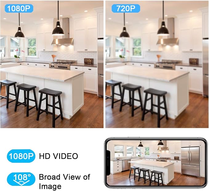 XODO Wireless Security Camera, E4 IP 1080P HD Plug-in Indoor WiFi Camera - Image 4