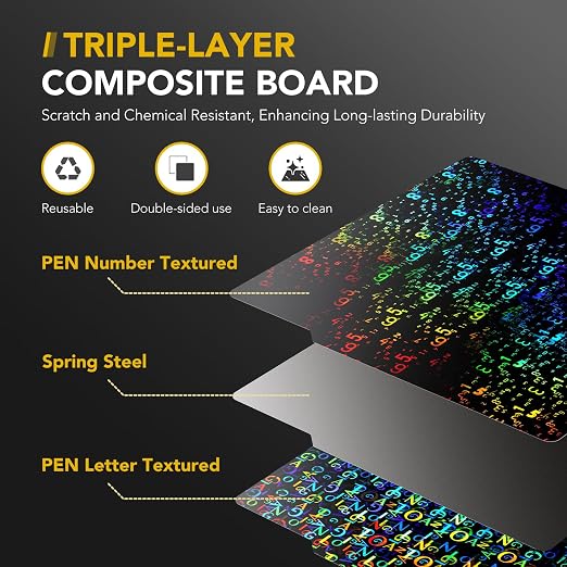 3D Printer Build Plate for Bambu Lab X1 X1C X1E P1P P1S A1, 3D Printer - Image 3