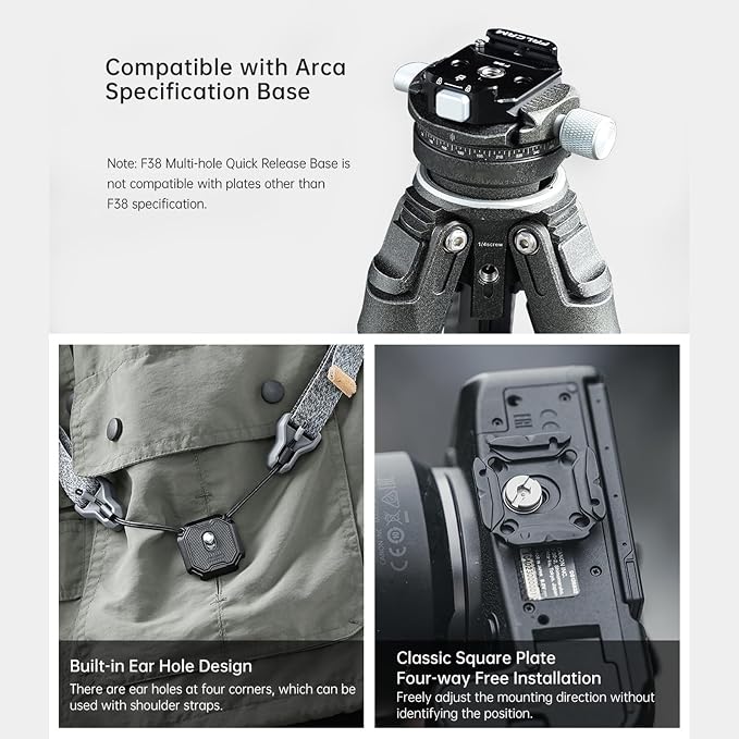 Falcam F38 Multi-Hole Quick Release Plate Kit, 38mm Aluminum QR System - Image 7