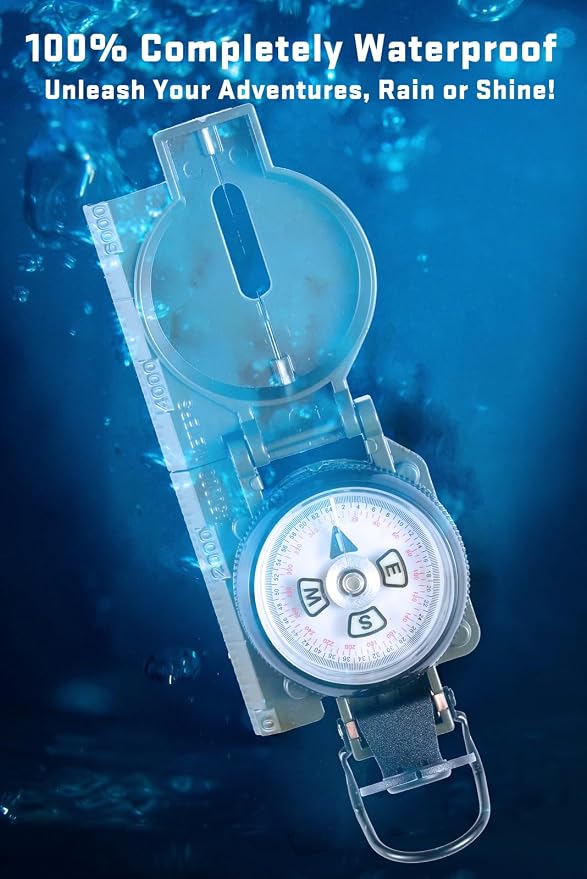 Eyeskey Multifunctional Military Sighting Navigation Compass - Image 5