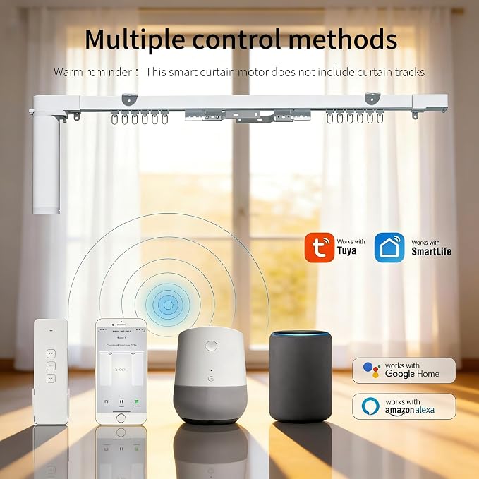 Zigbee Motor with Plug for Smart Curtain Track System, Automatic Ceiling - Image 8