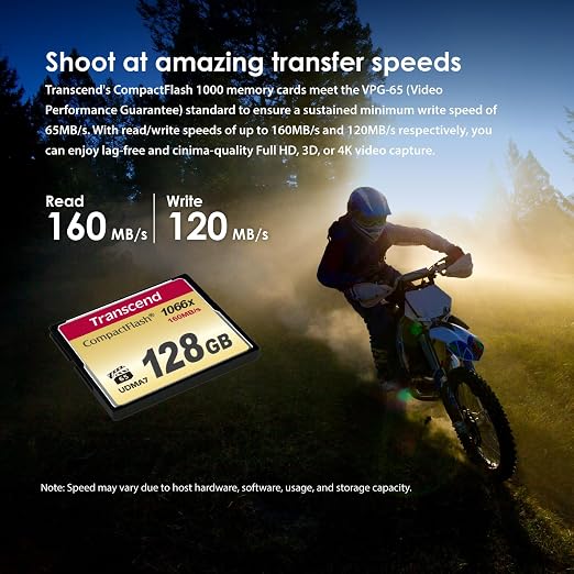 Transcend 16GB CF1000, CompactFlash Memory Card, UDMA 7, High Speed, - Image 6