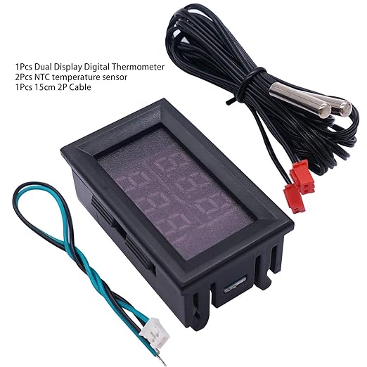 weideer Digital Thermometer Dual LED Display Fahrenheit to Centigrade - Image 7