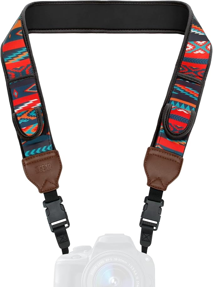USA Gear TrueSHOT Camera Strap Neoprene Camera Straps by USAGEAR