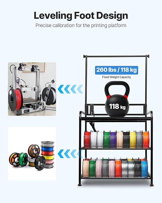 VEVOR 3D Printer Filament Storage Rack - Image 4