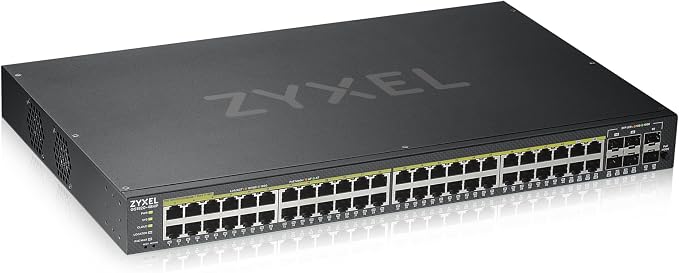 Zyxel 48 Port PoE Switch | Smart Managed | Gigabit Network Ethernet Switch | by ZYXELNETWORKS