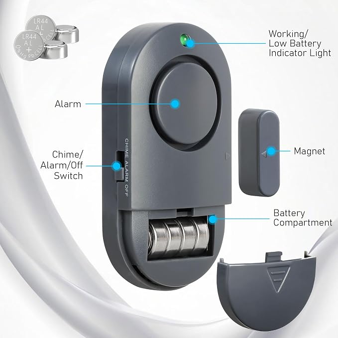 Door Window Alarm, 120DB Window Alarms - Image 2