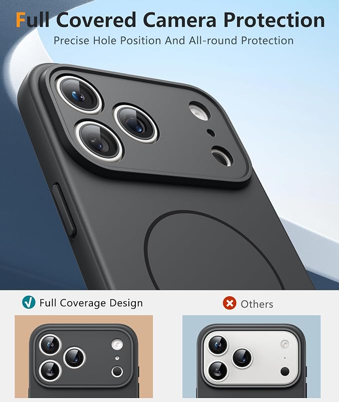 FNTCASE for iPhone 17 Pro Case: Integrated Silicone Phone Cases - Image 4