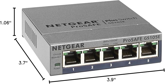 NETGEAR 5-Port Gigabit Ethernet Easy Smart Managed Switch - Image 6