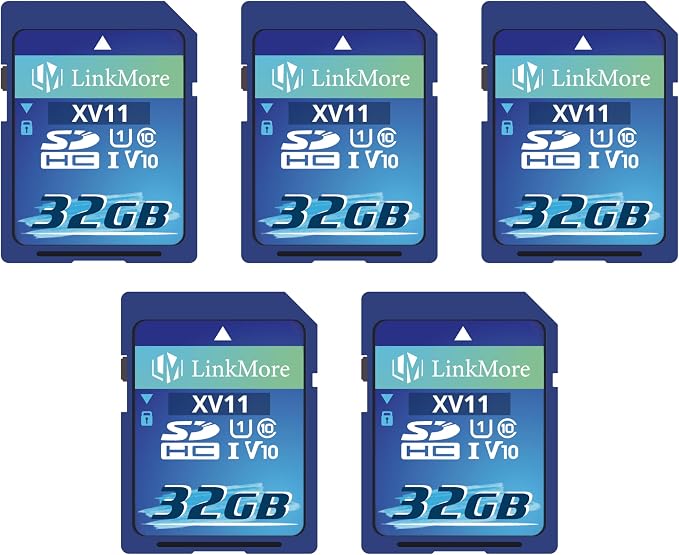 LinkMore 32GB Full-Size SD Card, SDHC Compatible by LinkMore