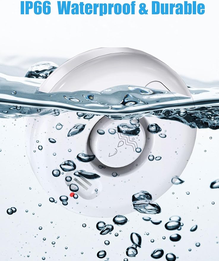 WD71 Water Leak Detector for WiFi Gateway/Hub, 120dB Adjustable Wireless Water - Image 3