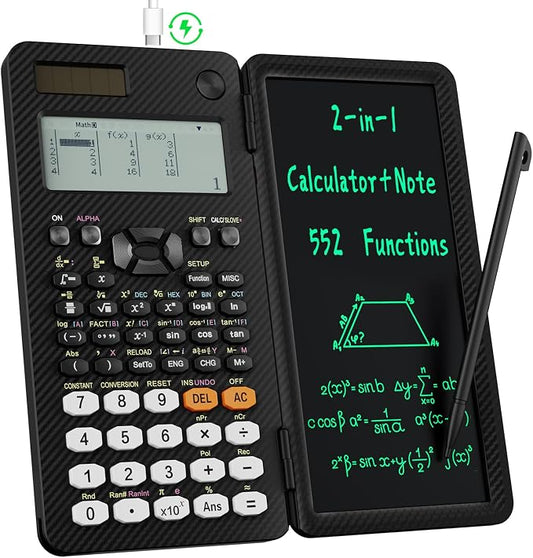 991EX 552 Functions Desktop ROATEE Scientific Calculator Rechargeable & Solar by ROATEE