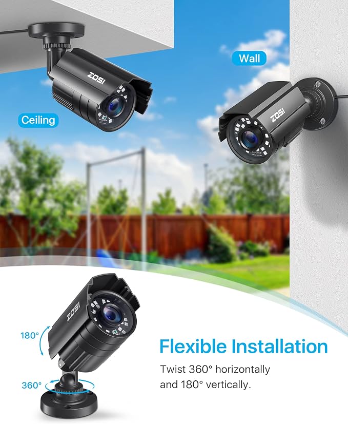 ZOSI 1080P HD TVI Security Camera - Image 5