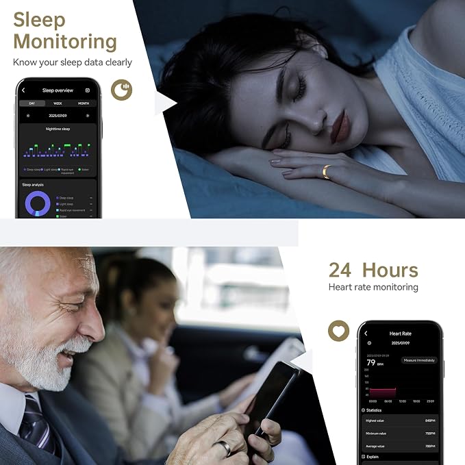 Smart Ring for Women & Men, Fitness Tracker - Image 6