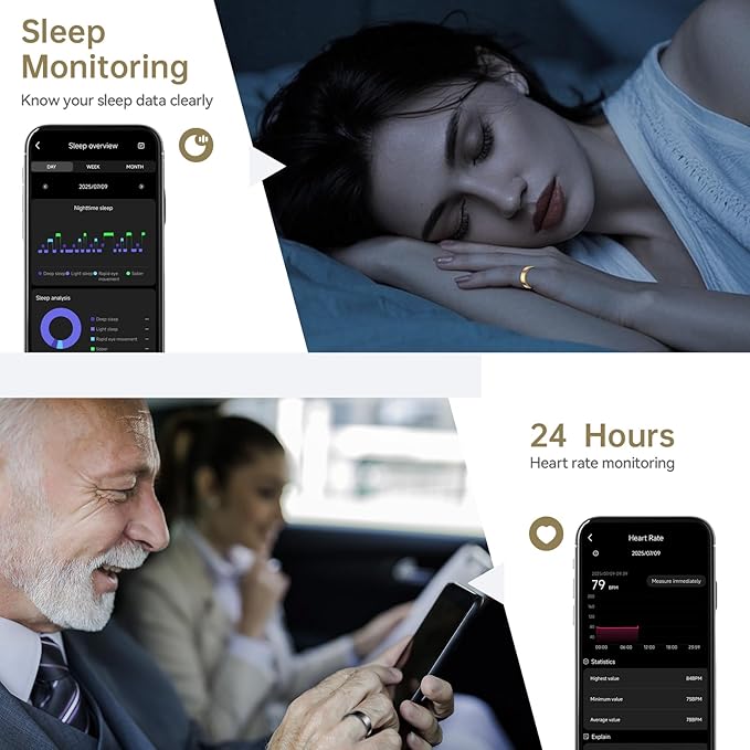 Smart Ring for Women & Men, Fitness Tracker - Image 6