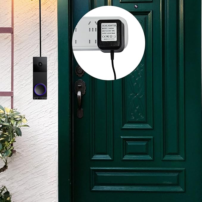24V 500mA Video Doorbell Power Adapter Compatible - Image 7