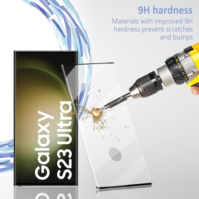 for Samsung Galaxy S23 Ultra Screen Protector, 3 Pack Tempered Glass - Image 4