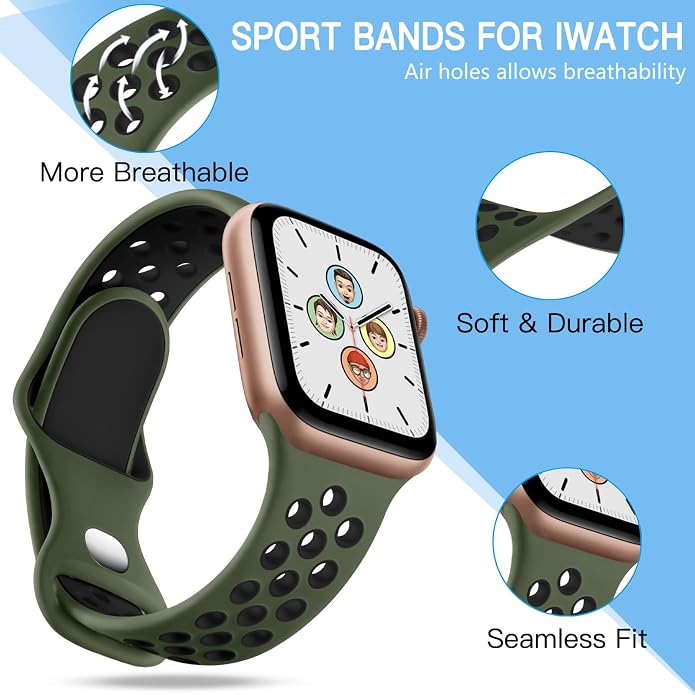 Adorve 4 Pack Sport Bands Compatible - Image 2