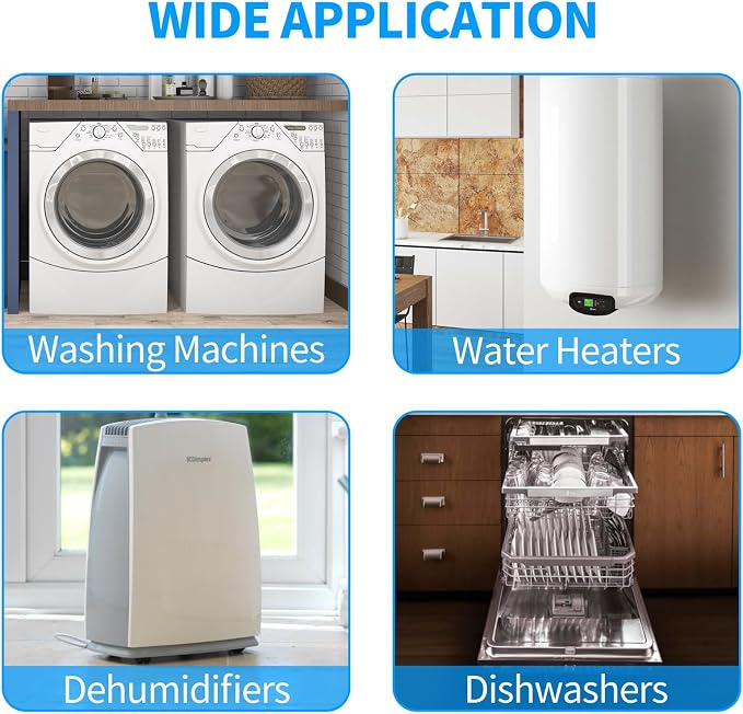 Ortis Water Alarm Leak Detector, 95 dB Loud Alarm, Prevent Serious Floods and - Image 7