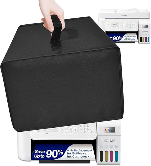 Printer Dust Cover for Epson EcoTank ET-4800, Heavy-Duty 600D Nylon Printer by NUENSS-ROR