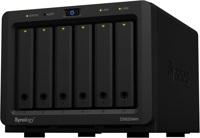 Synology 6 bay 2.5" NAS DS620slim by Synology