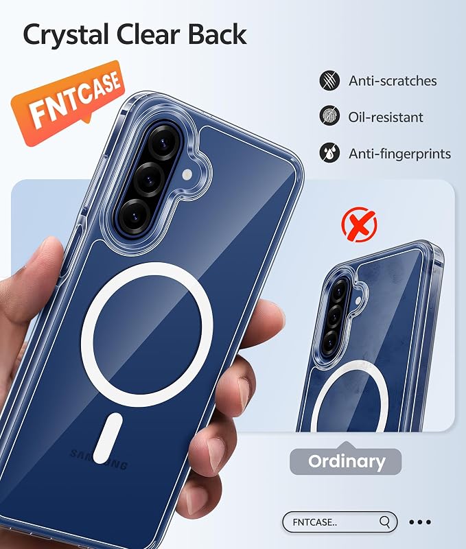 FNTCASE for Galaxy A17/A16 5G Phone Case: for Samsung A17 Cases Anti Yellowing - Image 5