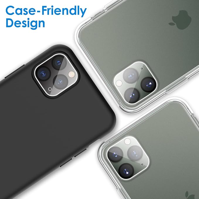 JETech Camera Lens Protector for iPhone 11 Pro Max 6.5-Inch and iPhone 11 Pro - Image 5