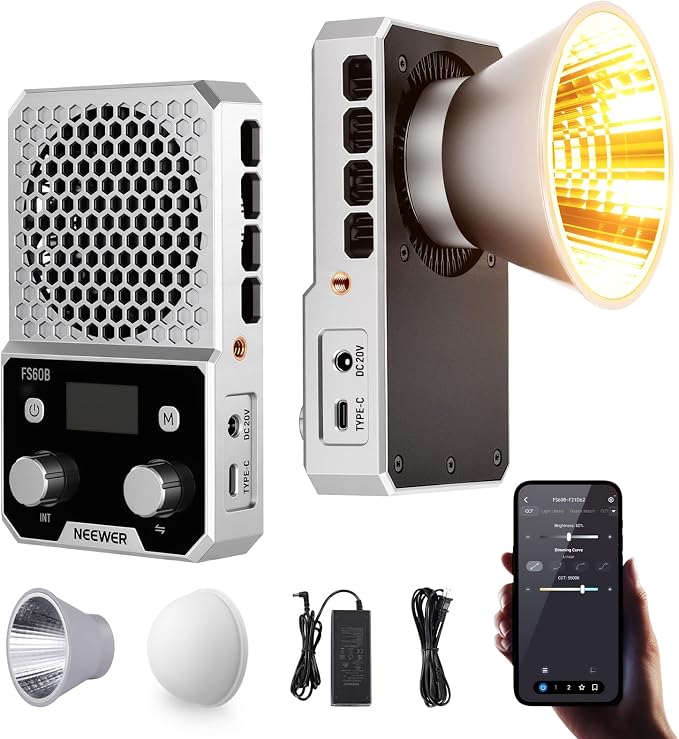 NEEWER 60W Compact Pocket Bi Color LED Light by Neewer