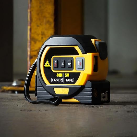 3 in 1 Digital Laser Tape Measure | Laser Level Crosshairs | 130ft/40m Laser - Image 8