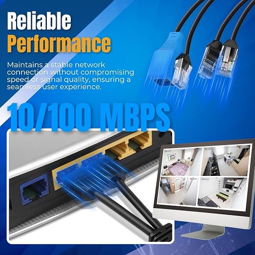 TNP RJ45 Ethernet Cable Combiner/Splitter Kit, 2 Male to 1 Female & 1 Male to 1 - Image 7