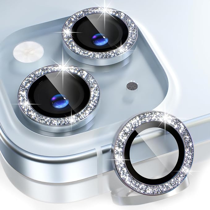 Choiche Compatible for iPhone 15 /iPhone 15 Plus Camera Lens Protector Bling by Choiche