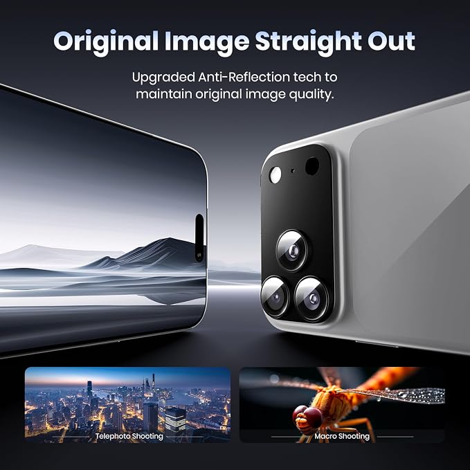 Hoerrye for iPhone 17 Pro Max Camera Lens Protector - Image 5